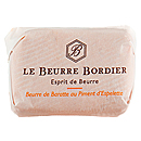 【毎週月曜〆切→翌週金曜発送】フランスブルターニュ産　ボルディエ　発酵フレッシュバター　ピマン・デスプレット　125g
