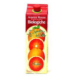 【冷凍】JAS認定!ICEA認定!シチリア産　ビオロジカ有機ブラッドオレンジジュース　1000ml