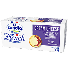【チーズケーキにオススメ!】フランス産　カンディア　プロクリームチーズ　1kg